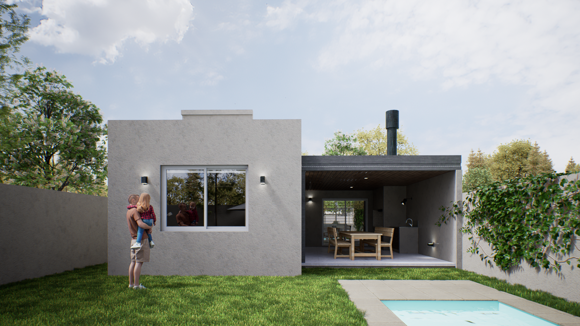 Casa Litoral render interior