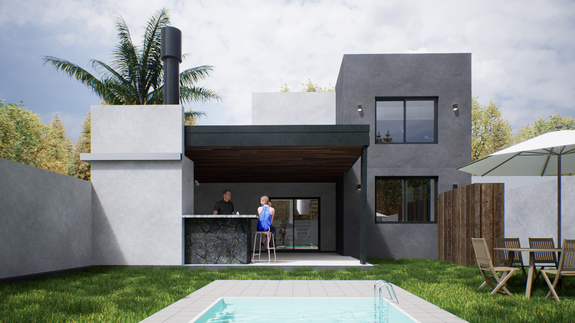 Casa Norte render interior